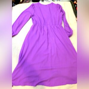 Purple halogen dress, size L